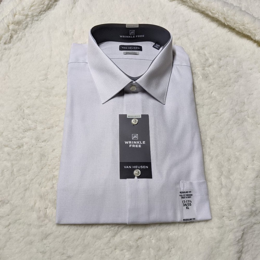 NWT XL Van Heusen Dress Shirt - 17-17.5 | 34/35